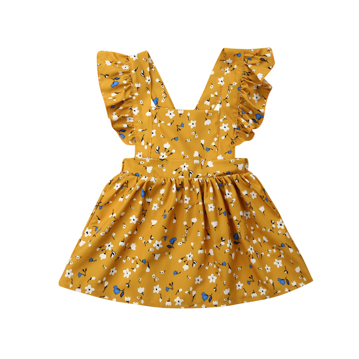 walmart yellow floral dress