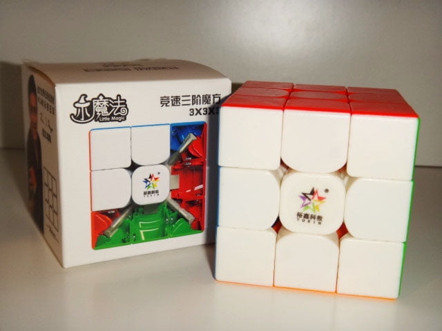 Elloapic Yuxin Little Magic 3x3 Speed Cube Yuxin 3x3x3 Magic Cube Puzzle Stickerless