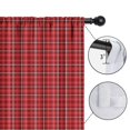 thumbnail image 4 of Blackout Kids Curtains,Red Christmas Plaid Pattern Childrens Insulated Curtains Set Of 2,Bedroom Essentials,Toddler Room Decor 52"x63", 4 of 5