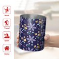 thumbnail image 5 of Floral 12oz Stainless Steel Coffee Mug – Double-Wall Insulated Cup with Spill-Resistant Lid, 360° Full-Print Design, Keeps Drinks Hot & Cold for Home, Office, Travel,Thanksgiving,Christmas, Spring, 5 of 5