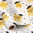 thumbnail image 1 of RUSPEPA Graduation Wrapping Paper Roll, Mini Roll, You're So Eggcellent Funny Chick Design, Cute Yellow Gift Wrap for Graduates, Perfect for Graduation Party and Celebration, 17 Inches x 16.4 Feet, 1 of 7