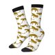 thumbnail image 1 of Balery Leopard Print Calcetas Largas con Estampado para Hombre y Mujer – Suaves y Transpirables, Talla Única (US 5-11), 1 of 6