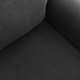 thumbnail image 5 of Funda de sofá de felpa Decdeal, diseño moderno para dos personas, color negro, resistente y suave, fácil de instalar y lavar, ideal para proteger y renovar tu sofá., 5 of 7