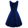 thumbnail image 4 of GRACE KARIN-vestidos de fiesta con lentejuelas y purpurina para mujer, vestido de terciopelo con cuello en V, línea A, vestido de noche de encaje, vestido de novia sin mangas, Invierno, 4 of 7
