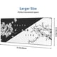 thumbnail image 2 of Black White Cherry Blossom Mouse Pad 300x800x3mm, 2 of 5