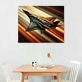thumbnail image 2 of Nawypu  F16 Fighter Flying Cloud Poster Canvas Prints Wall Art For Home Office Decorations, 2 of 6