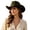 Army Green, variant on Sun Hats for Women Wide Brim Cowboy Hat Western Jazz Style Autumn Winter Hats