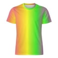 thumbnail image 4 of T Shirt For Men Rainbow Gradient T-Shirt Male Pride Month Awesome Original Harajuku Tee Shirt Short, 4 of 7