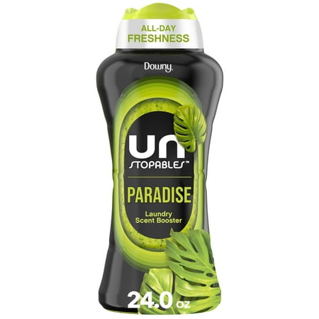 Downy Unstopables In-Wash Scent Booster Laundry Beads, Paradise Scent, 24 oz