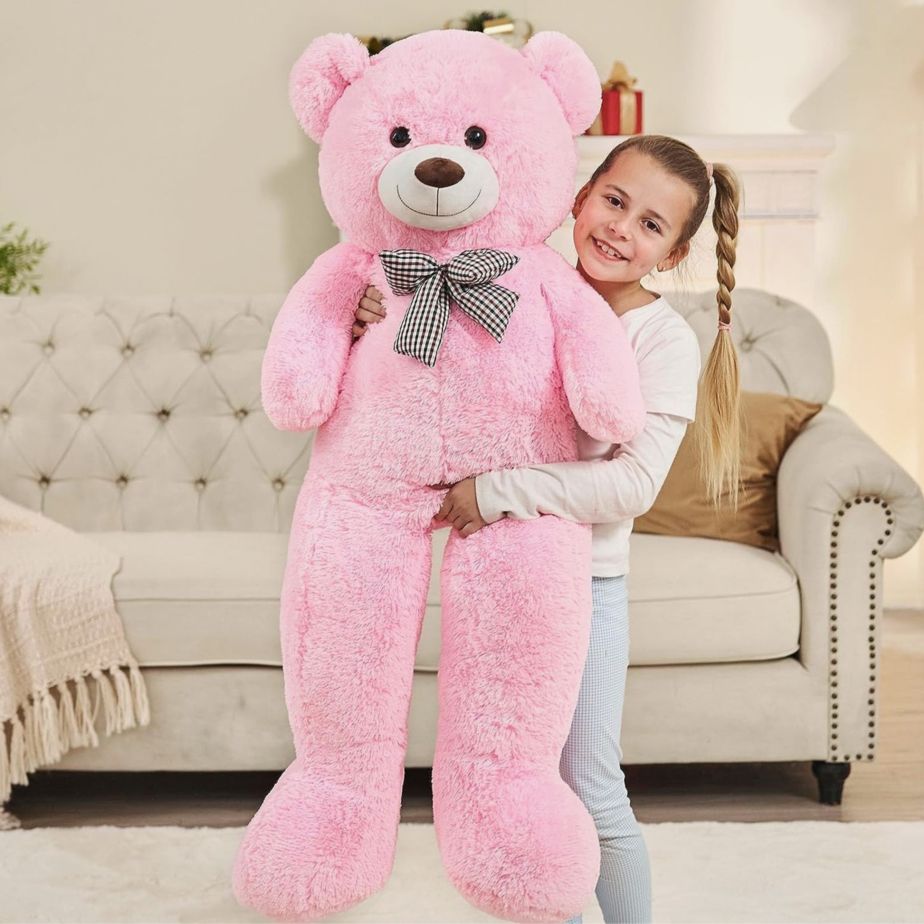 MaoGoLan Giant Teddy Bear 47-Inch Pink Plush Toy photo 8