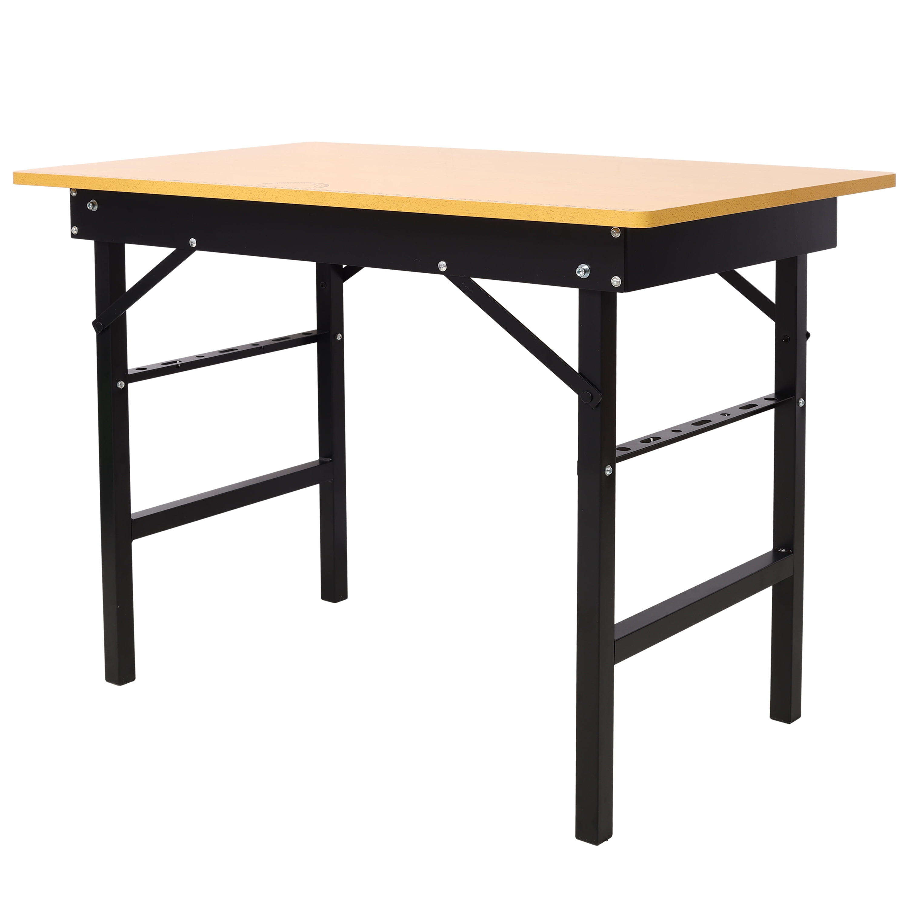 Portable Folding Work Table with Measuring Tape and Angle Finder,Portable Folding Workbench,Workshop Tool Bench,With Handle