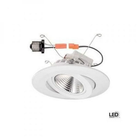 UPC 046335961647 product image for T61 / Commercial Electric 6 in. Recessed White Gimbal LED Trim | upcitemdb.com