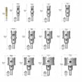 thumbnail image 2 of Juego de sierras perforadoras de carburo GSTK Upgrade Heavy Duty, 14 piezas, 2 of 9