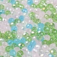 thumbnail image 2 of Glass Beads Faceted Rondelle Azure 4x3mm Hole: 0.4mm 820pcs/60g, 2 of 4
