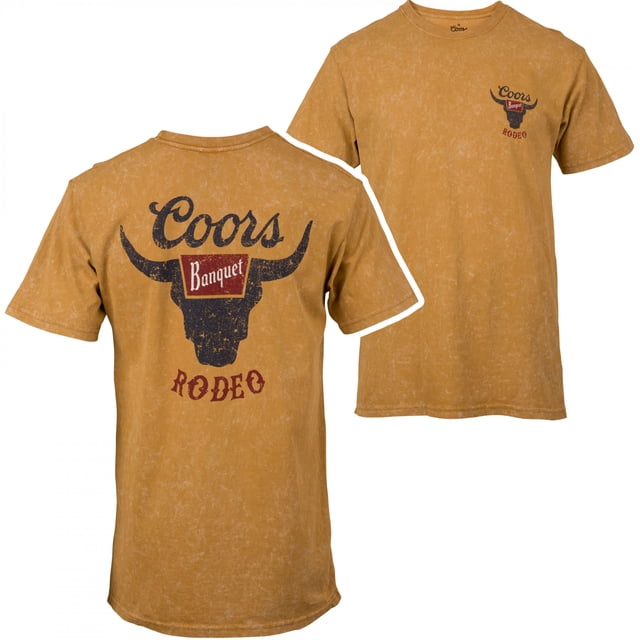 Coors Banquet Rodeo Mineral Wash Wheat T-Shirt-Small