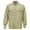 Khaki#1, variant on Iugvhana Men's Breathable Quick Dry Solid Convertible Long Sleeve Shirt Fishing Hiking Safari Button Shirts for Men Green XL