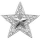 thumbnail image 1 of GOOHOCHY Broche de diamantes de imitación estéticos para mujer, broche de aleación con forma de estrella para ropa, prendedor de solapa, broche de estrella brillante, insignia decorativa., 1 of 8