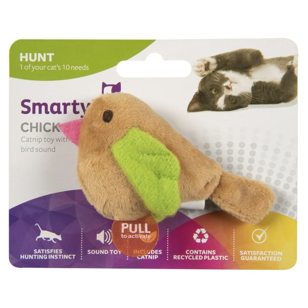 SmartyKat Chickadee Chirp Electronic Sound Cat Toy - Walmart.com - Walmart.com