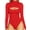 Red, variant on MOYIKO Mock Neck Cutout Front Tops Long Sleeve Body Suits for Womens,Size S-XXL