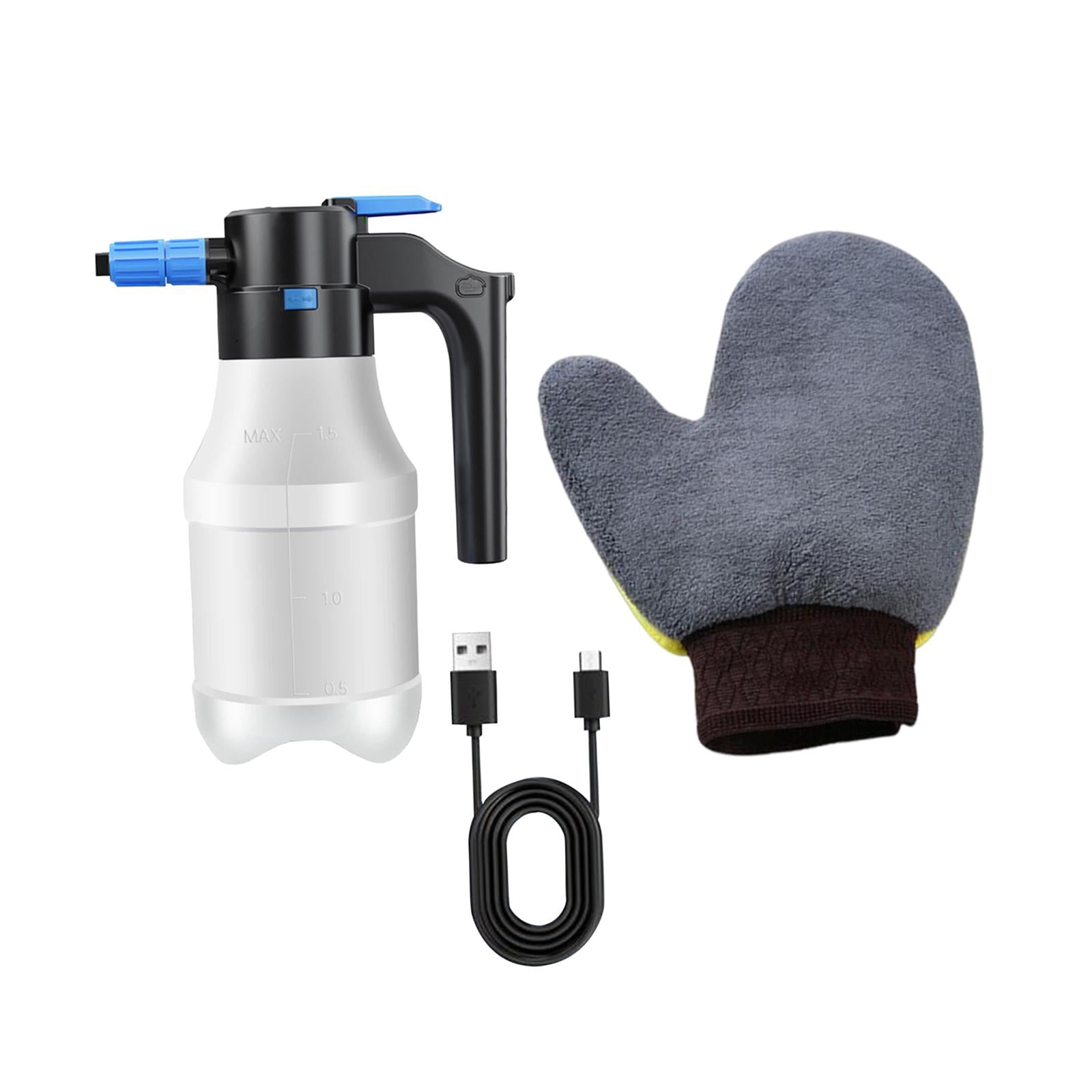 Fzaqwen 1.5L Car Wash Cleaning Electric Pressure Washer Portable Powerful Electric Foam With Short Glove