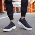 thumbnail image 3 of Men's Slip-On Sneakers - Breathable, Comfy & Stylish Casual Footwear for Every Season, 3 of 8