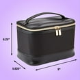 thumbnail image 6 of Cosmetic Bag - PVC - Black (Pack of 32), 6 of 6
