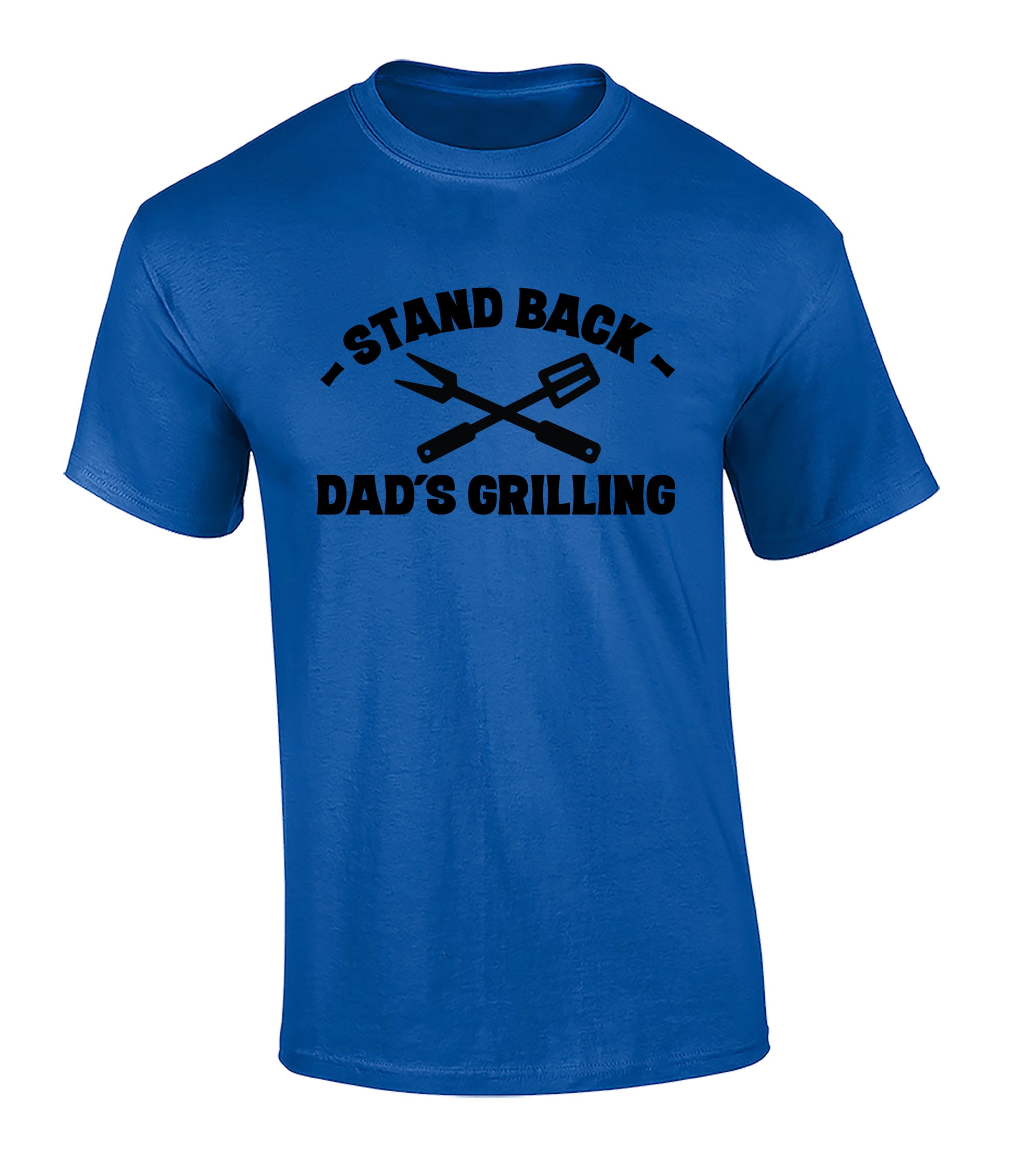 Funny Dad's Grilling Adult Mens Short Sleeve Tee Shirt Red - Afbeelding 11 van 26