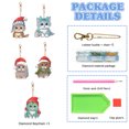 thumbnail image 2 of Llavero Artístico Con Forma Especial Creativa Doble Cara 5 Uds., 2 of 9