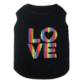 thumbnail image 1 of Camiseta para perro con estampado de amor, ropa cómoda de algodón para perro, camisa para perro de secado rápido, ropa de moda para mascotas, 1 of 5