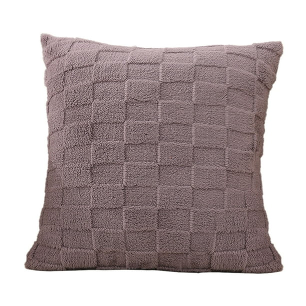 Sofás para la Sala de Estar Set de Almohadas de Piel, Cómodo Algodón Terciopelo Salón Sofá Cojín, Respaldo de Oficina Cintura Cojín Cojín Cubiertas de Sofá para la Sala de Estar