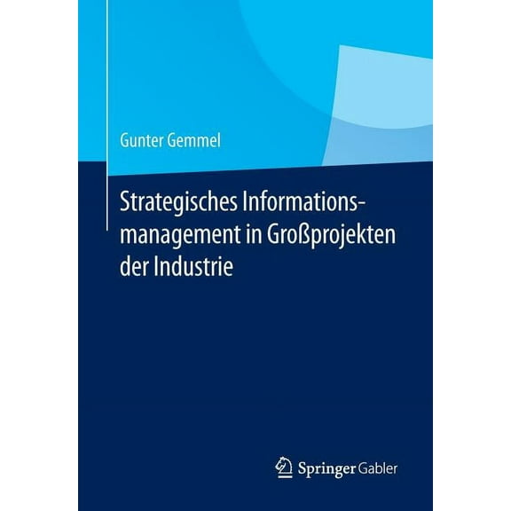 Strategisches Informationsmanagement in GroÃprojekten Der Industrie, (Paperback)