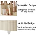thumbnail image 5 of Niulife 360 Rotating Makeup Organizer for Vanity Large Capacity Cosmetic Storage Case,Dresser Make Up Organizer Holder for Bedroom Bathroom and Countertop,2 Tiers White, 5 of 7