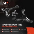 thumbnail image 4 of A-Premium 10Pcs Front Suspension Kit Lower Control Arm and Ball Joint Assembly Sway Bar Link Tie Rod End Compatible with Honda Civic 2001 2002 2003 2004 2005, 4 of 9