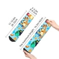 thumbnail image 3 of Lsque Bluey Printed Crew Socks, Moisture-Wicking Socks, Athletic Socks for Men Breathable Cushion Socks Casual Sport Socks for Running Traveling, 3 of 6