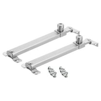 2Pcs 300mm Casement Stay Window Latch, Stainless Steel Casement Window Stays, Adjustable Friction Stay Hinges Window Brace, Electroplating Brushed Silver