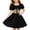 Black, variant on Girls Renaissance Corset Dress Puff Sleeve Peasant Medieval Dresses Ruffle Cute Elegant Party Outfits Pink, Size 9 Y