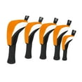 thumbnail image 2 of Baoblaze 5 Pieces Golf covers Golf Club Head Cover for Men Women Golfer Gift Orange, 2 of 8
