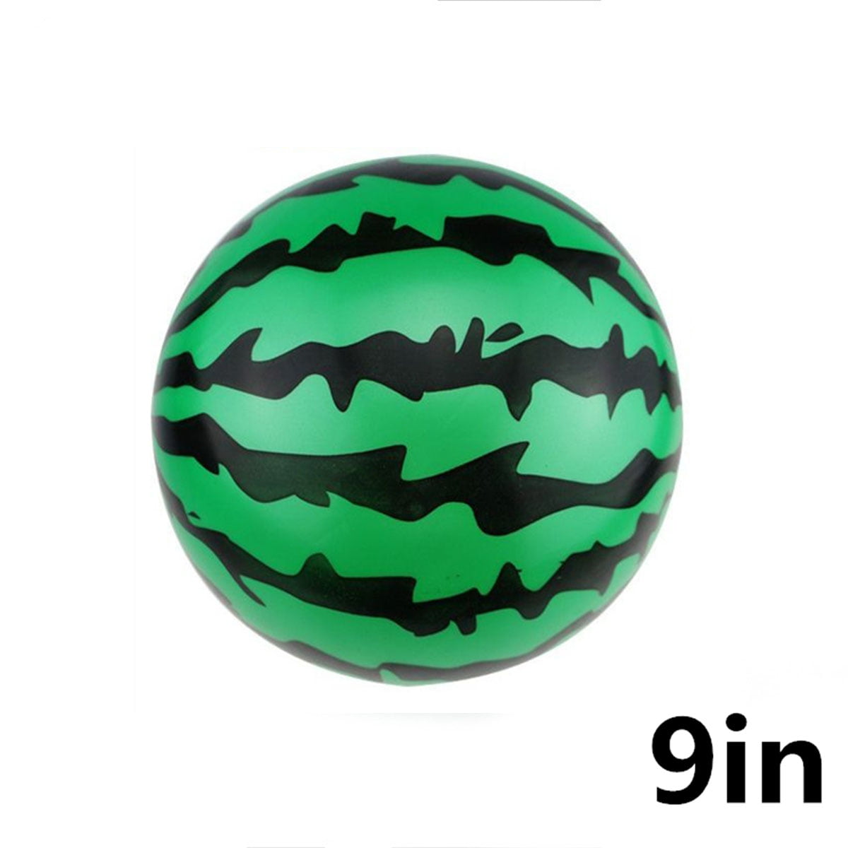Watermelon Face Kids Inflatable Blow-up Ball Beach Pool Toy 8.66" Green 