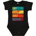 thumbnail image 3 of Inktastic Cyclist Biking Eat Sleep Bike Repeat Boys or Girls Baby Bodysuit, 3 of 5