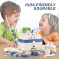 thumbnail image 3 of Doctor Kit For Kids - Pretend Play Educational Doctor Toys, Medical Kit With Stethoscope, Doctor Playset For Dentist Doctor, Role Play Toys Fo, 3 of 5