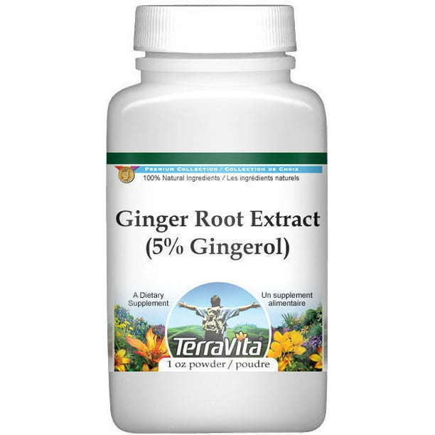 Ginger Root Extract (5 Gingerol) Powder (1 oz, Zin 514357) 3Pack