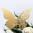 thumbnail image 4 of 100pcs Butterfly Name Place Card Wine Glass Cup Paper Card Ornament For Wedding Birthday Glass High Feet Cup Decoration Butterfly Name Place Cards, 4 of 14