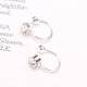 thumbnail image 5 of Un par de pendientes de moda coreana n. degree plata, 5 of 9