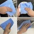 thumbnail image 6 of SharkTRUE 50-Pack Reusable Cleaning Towels – Disposable Handy Wipes, Blue, Multi-Purpose Dish Cloths for Home, 6 of 9