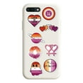 thumbnail image 6 of Cartoon Lesbian Pride Theme Paper Stickers set Waterproof Adhesive Label Stickers for Water Bottles Laptop Luggage Cup Computer Mobile Phone Mixed color, 6 of 7