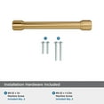 thumbnail image 5 of Amerock Faircrest 5-1/16 inch (128mm) Center-to-Center Champagne Bronze Cabinet Pull, 5 of 7