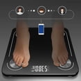 thumbnail image 3 of DEEPCRAFF Balances de Salle de Bain Balance de Mesure du Poids Noir Lot de 1, 3 of 6