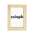 thumbnail image 1 of Elegante palabra pluviophile Escritorio de madera Arte Pintura 5x7 pies Marco de foto, 1 of 4