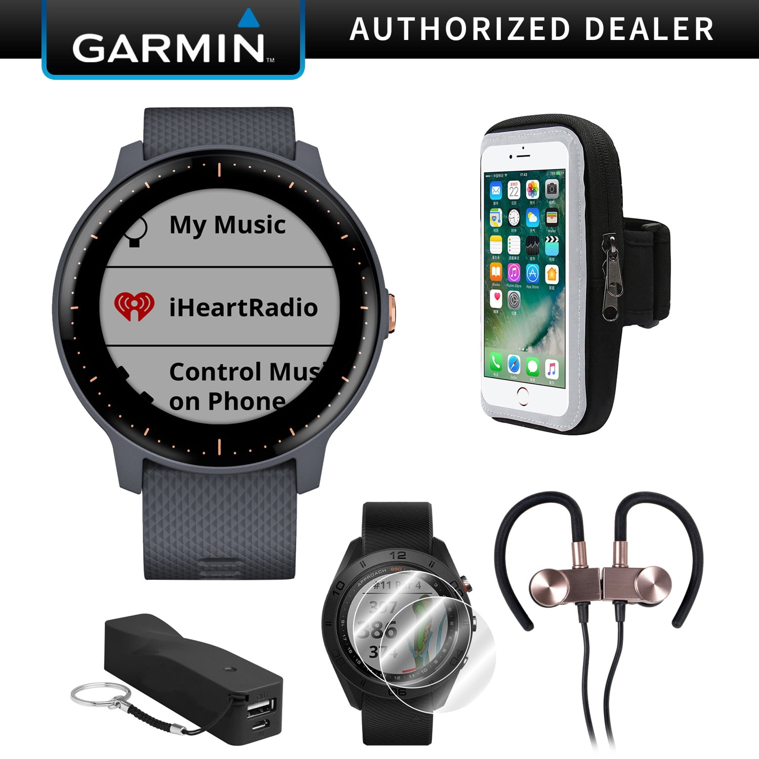 garmin vivoactive 3 music airpods