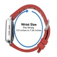 thumbnail image 5 of Bandini Waffle Compatible Sport Apple Watch Band 38mm 40mm 41mm, Waterproof Silicone Rubber Diver iWatch Band for Apple Watch Series 9 8 Band & Series 7 6 5 4 3 2 1 - Green / Silver, 5 of 8